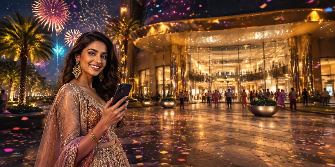 Indian player celebrating an online cashback bonus